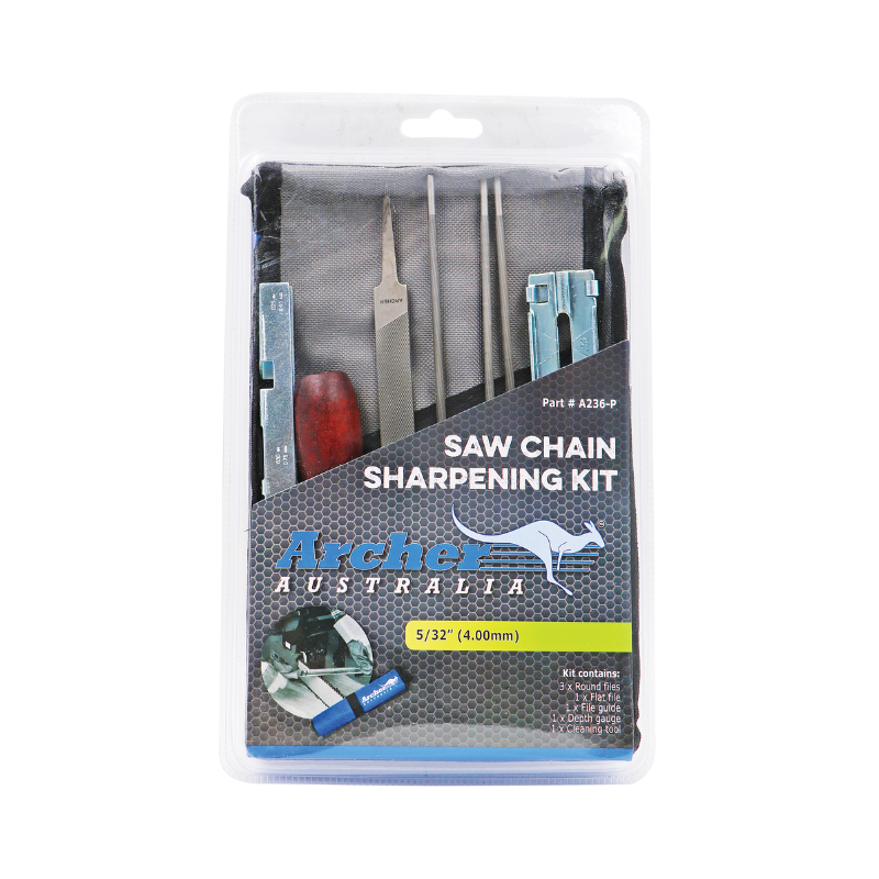 Archer Sharpening Kit – 5/32″, Roll Up Pouch