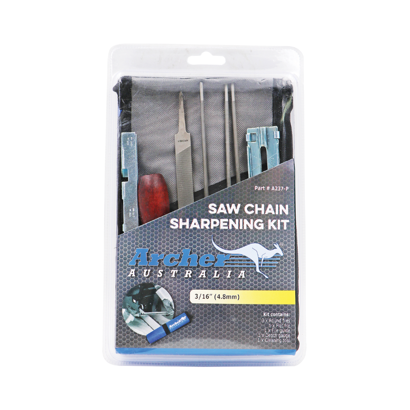 Archer Sharpening Kit – 3/16″, Roll Up Pouch