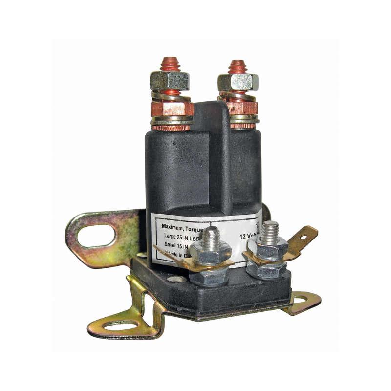 Solenoid - 1/4" & 5/16" Post. Double Pole-Terminal Ground