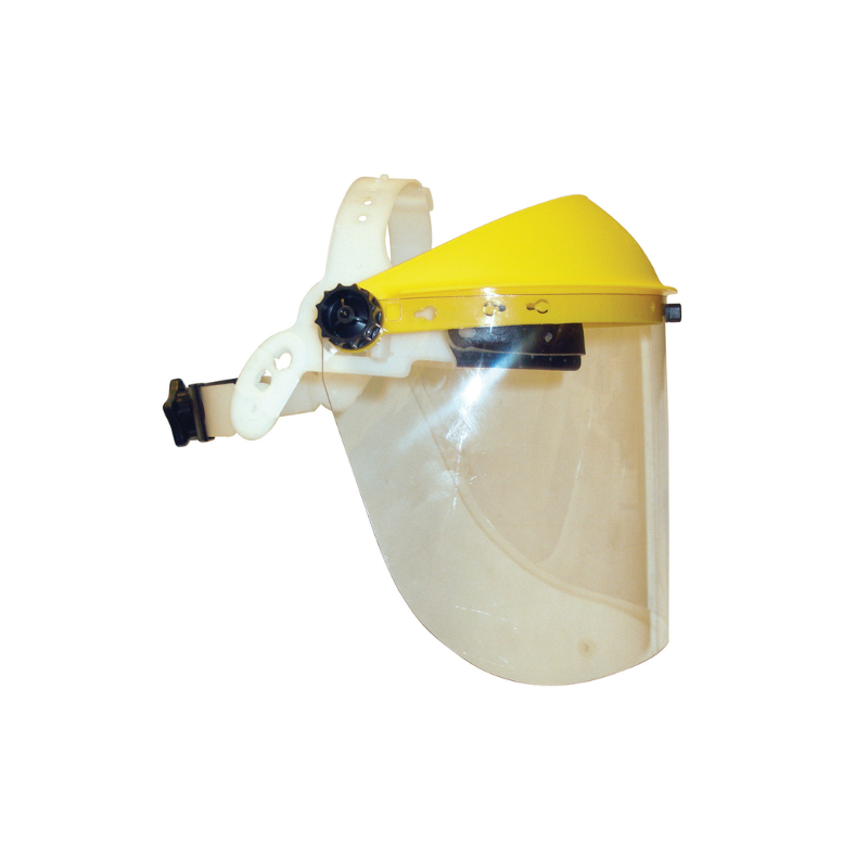 Face Shield with Clear & Mesh Visors