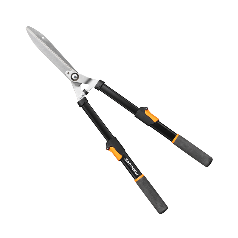 FISKARS® PowerLever™ telescopic hedge shear