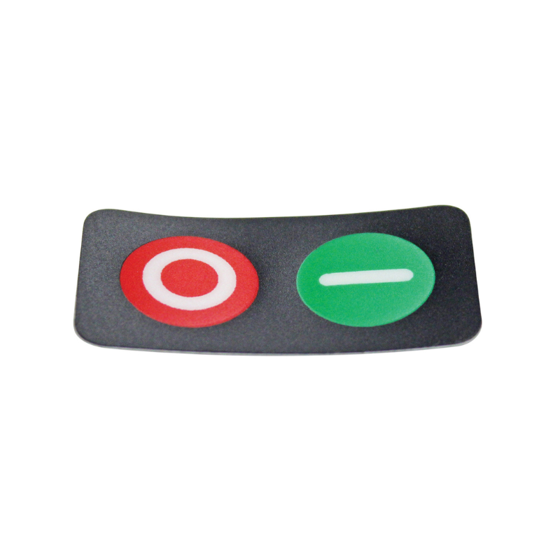 On/Off Button Sticker – suits Falcon Grinder