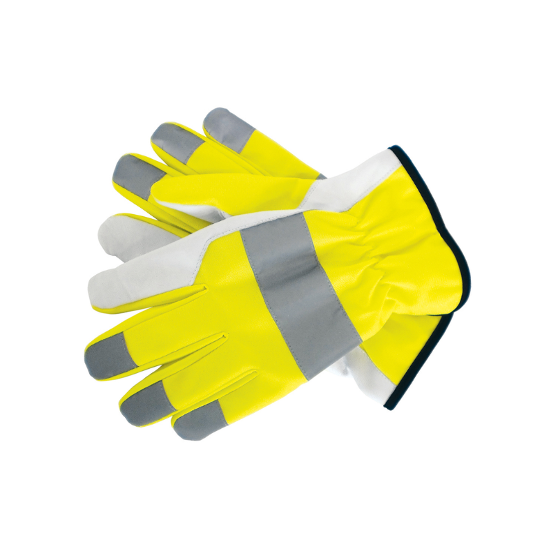 Hi-Vis Goat Skin Work Glove with Inner Lining