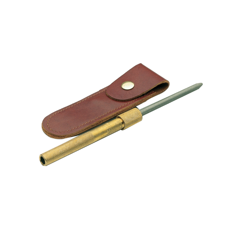 Eze-Lap Brass Handle Sharpener with Pouch