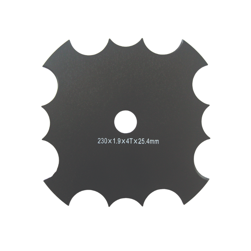 9" Ripsnort Scalloped Brushcutter Blade Steel Construction BRS2344