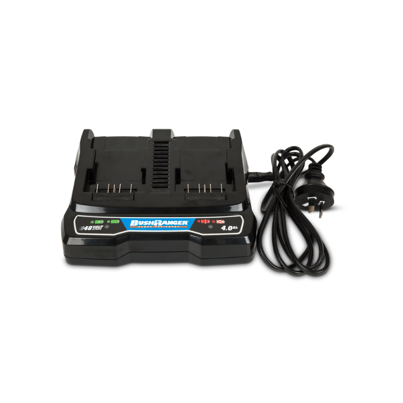 Bushranger 48v 4A Twin Port Fast Charger BRA48C2