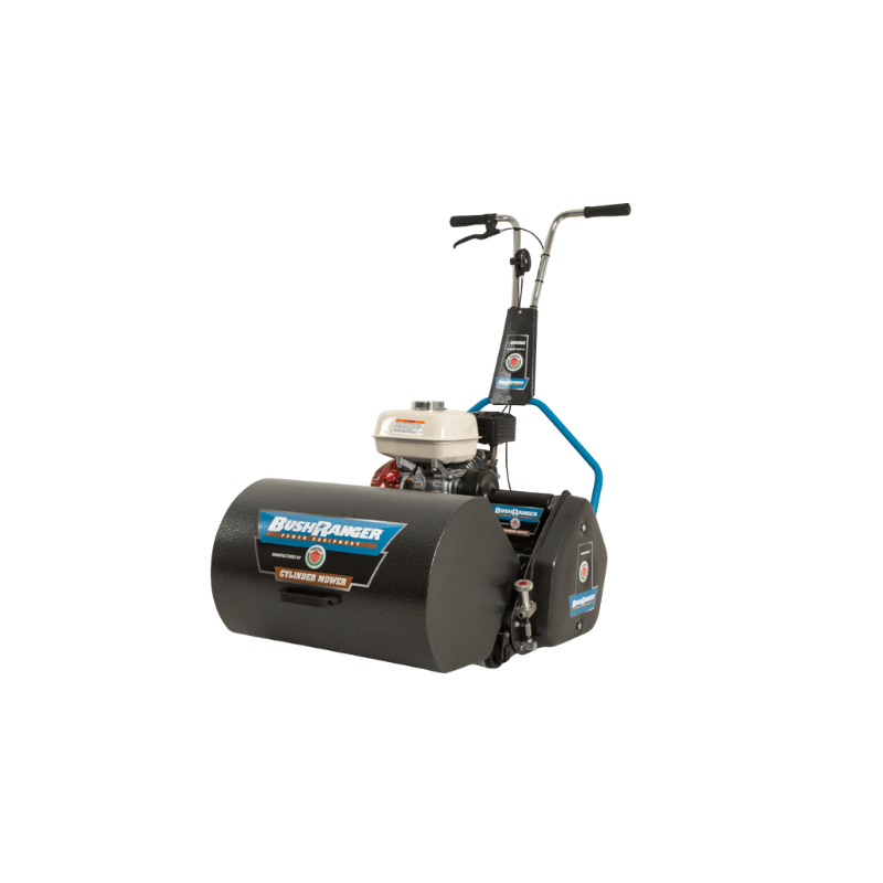 Bushranger Protea 12 Blade Low Cut Smooth, 20" (510 mm) Cut, Greens Cylinder Reel Mower Fitted With a Honda 5 hp Engine and Click Adjusters BRUSI510GC