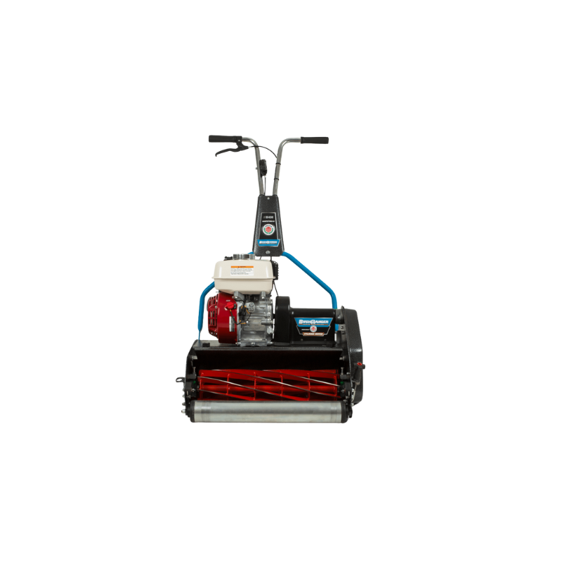 Bushranger Protea 9 Blade HC Rubber, 17" (430 mm) Cut, Cylinder Reel Mower Fitted With a Honda 5 hp Engine BRUSI430