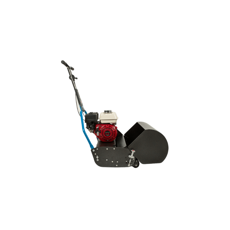 Bushranger Protea 9 Blade Low Cut Smooth, 25" (630 mm) Cut, Greens Cylinder Reel Mower Fitted With a Honda 5 hp Engine and Click Adjusters BRUSI630GC