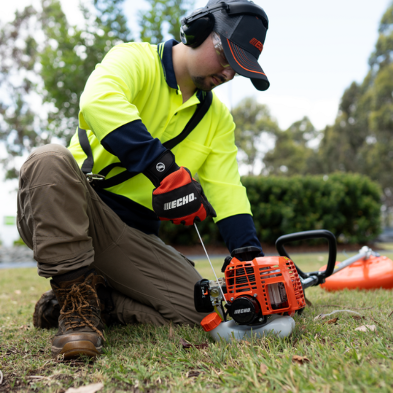 ECHO 21.2cc 2-Stroke Curved Shaft Line Trimmer Easy Start GT-222ES