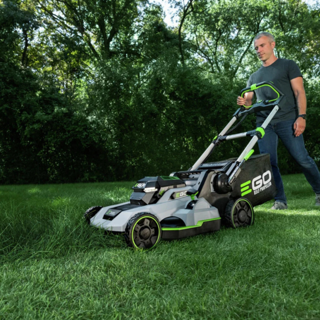 EGO POWER+ 56V 52cm Brushless Self-Propelled Lawn Mower KIT Includes 7.5Ah Battery & Rapid Charger LM2112E-SP