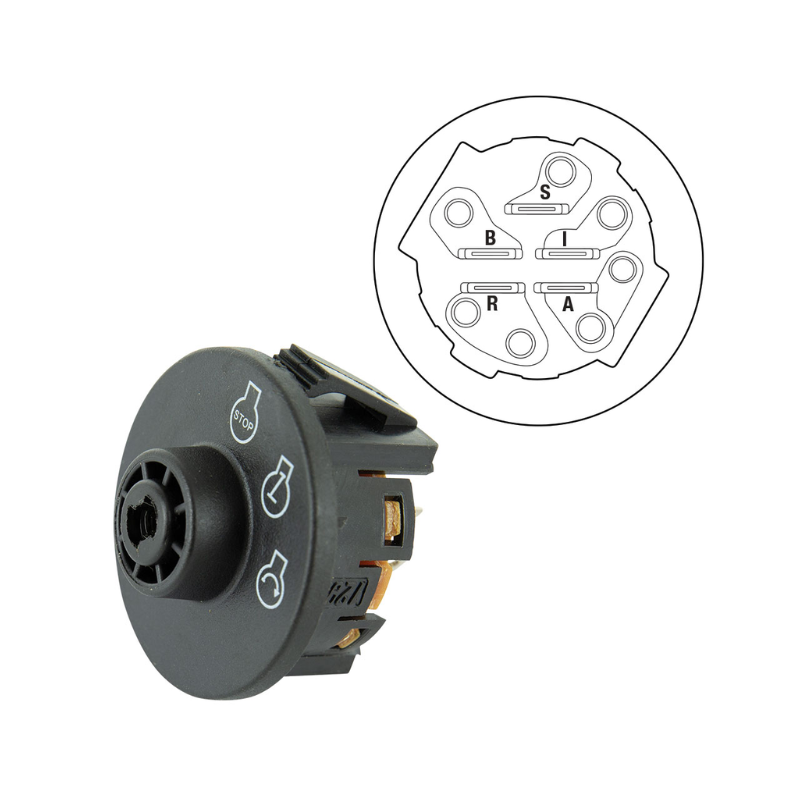 Exmark & Toro Ignition Switch 117-2221 Replacement SWT8038