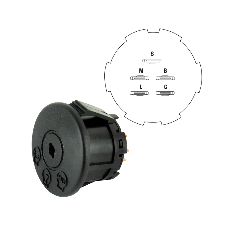 John Deere, Cub Cadet, Kioti, MTD, Rover Ignition Switch SWT7870