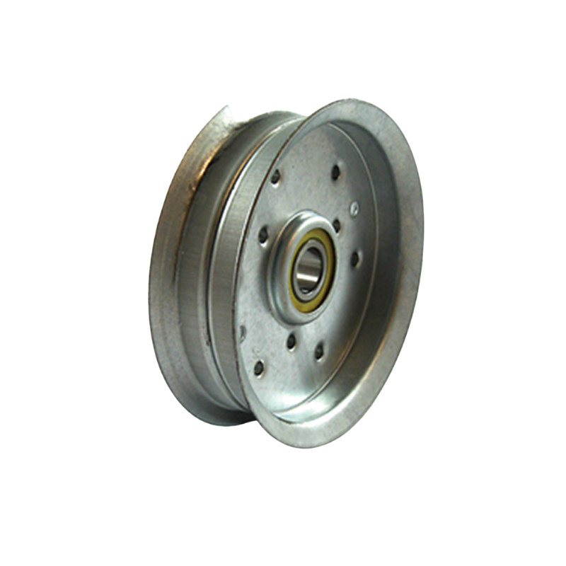 John Deere Deck Flat Idler Pulley with Flange 5-1/4 Inch Replaces OEM GY20110 PUL6348
