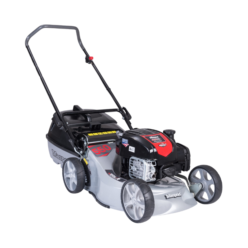 Masport 18 Inch Aluminium Push Lawn Mower Briggs and Stratton Engine 550 AL S18 2’n1 578719