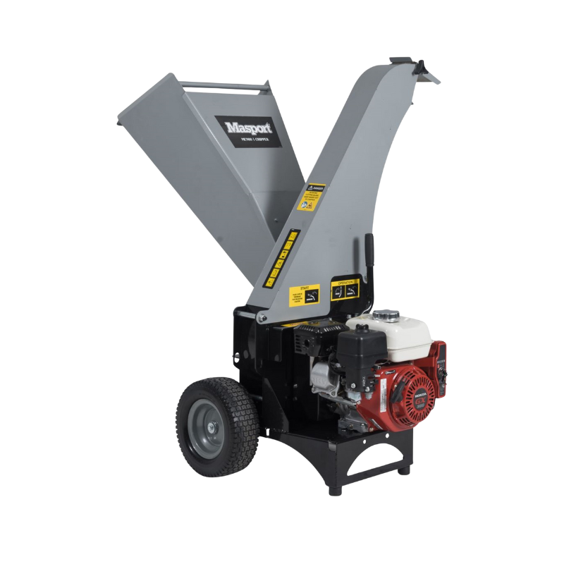 Masport 196cc Petrol MC900 Chipper with Honda GX200 Electric Start Engine and Three Chipping Blades BIO2036