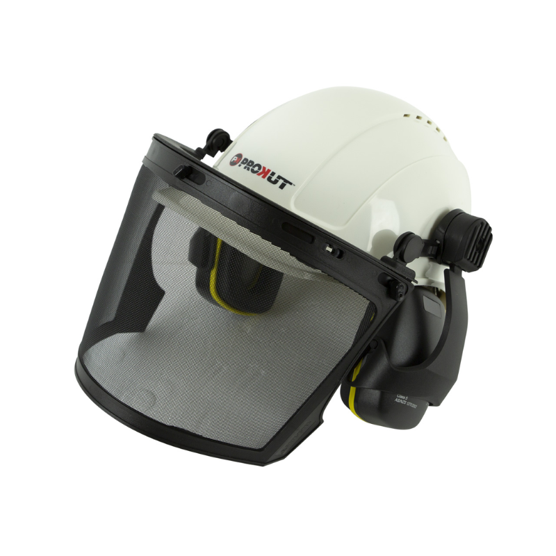 Prokut Safety Helmet Kit Premium Quality White Only BRG8266