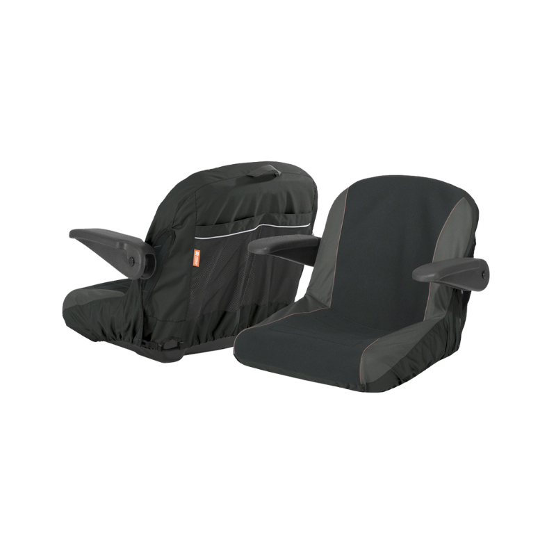 Ride-On Mower Tractor Seat Cover with Arm Rest Large Premium Neoprene Panelled SEA8146