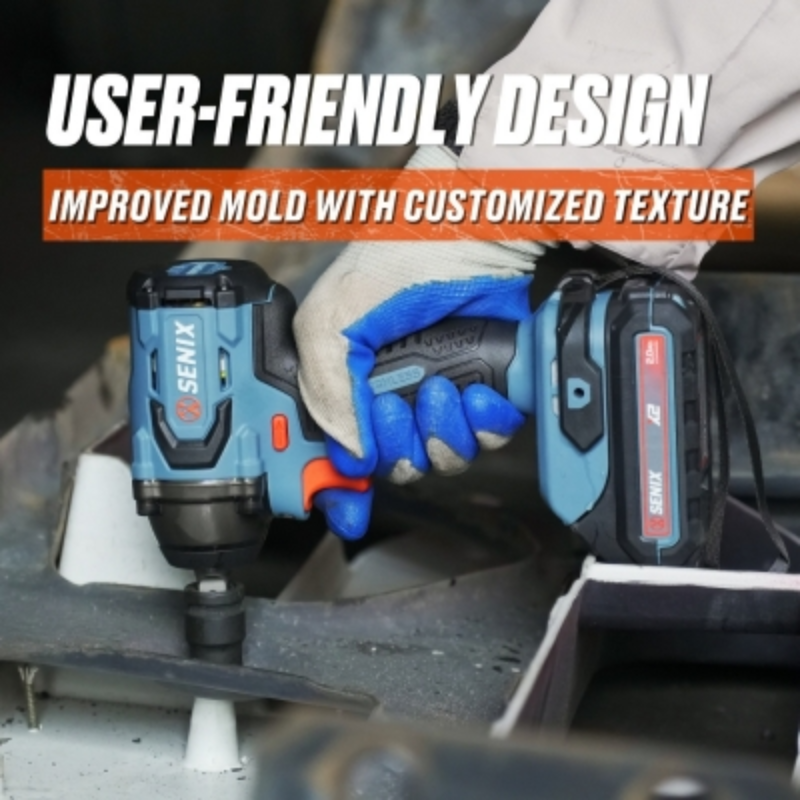 SENIX X2 18V 1/2 Inch Brushless Compact Impact Wrench Kit PDWX2-M2-EU