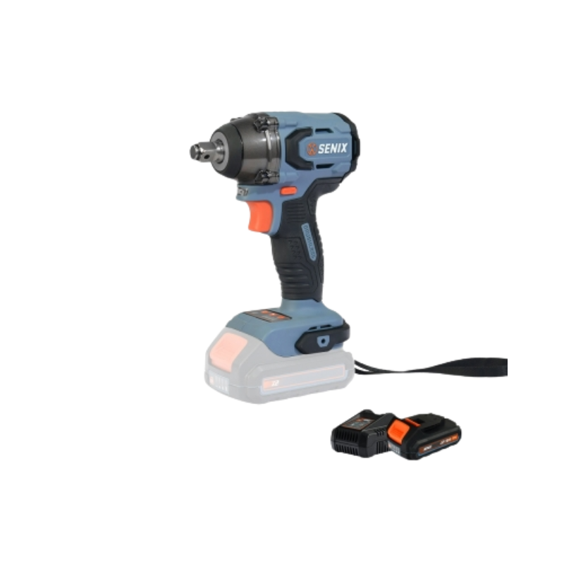 SENIX X2 18V 1/2 Inch Brushless Compact Impact Wrench Kit PDWX2-M2-EU