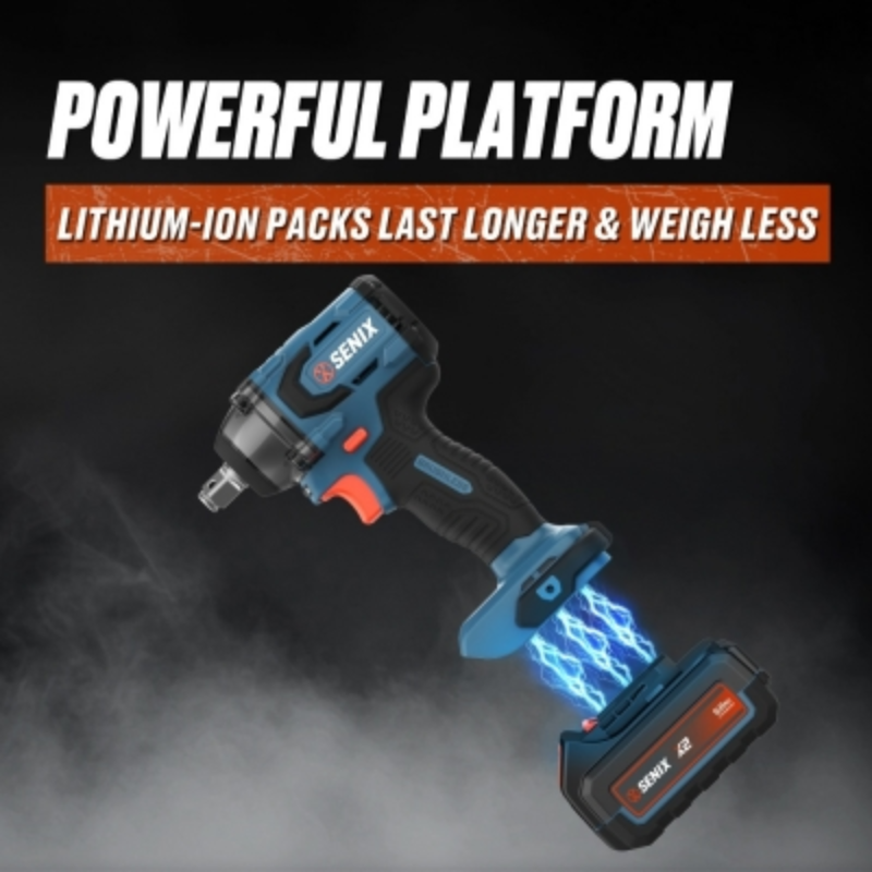 SENIX X2 18V 1/2 Inch Brushless Compact Impact Wrench Skin PDWX2-M2-EU-0