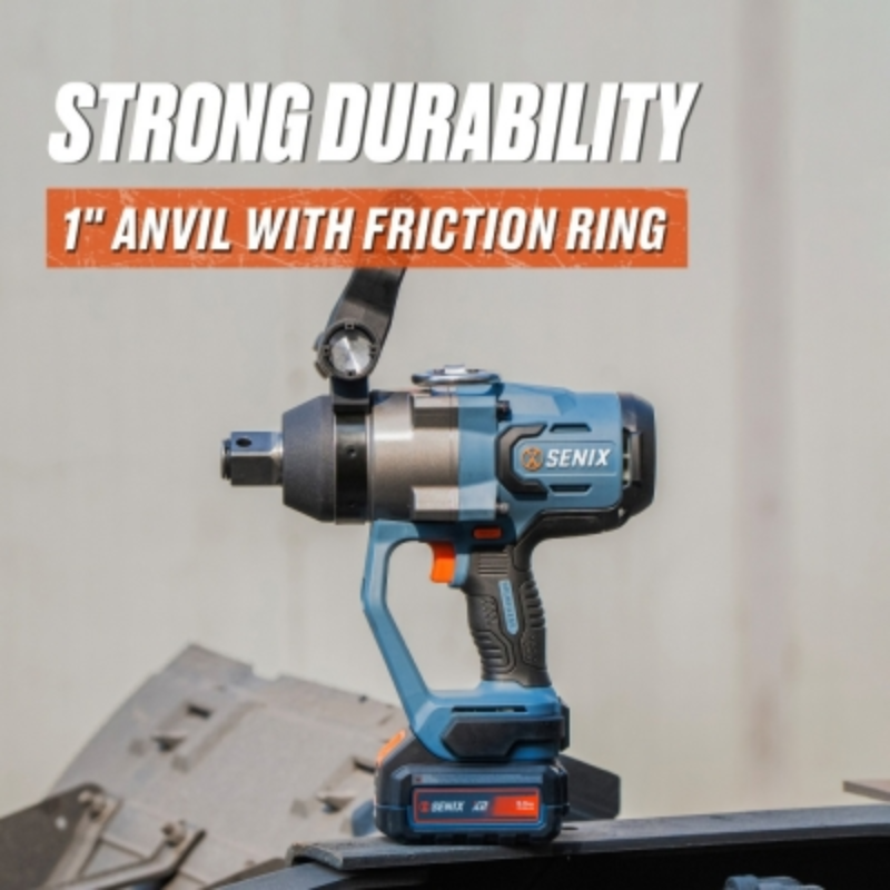 SENIX X2 18V 1 Inch 2000Nm Brushless Impact Wrench Kit PDWX2-M6-EU