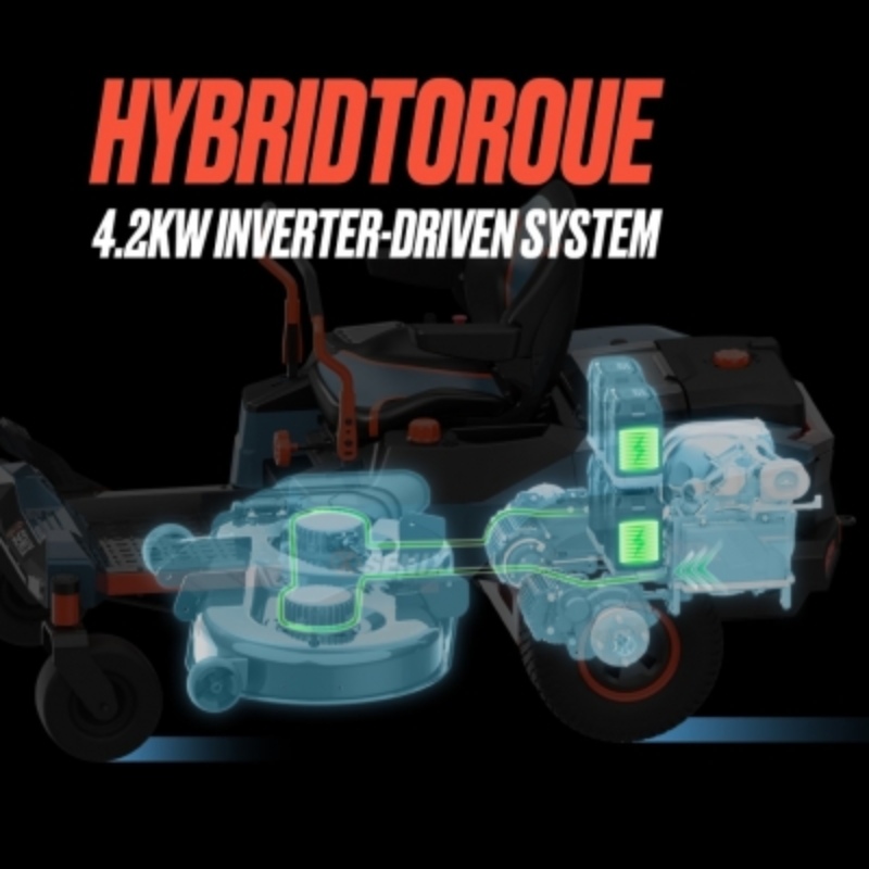 SENIX X6 60V 107cm (42") Zero Turn HYBRID Ride-On Mower ZTRX6-H-EU