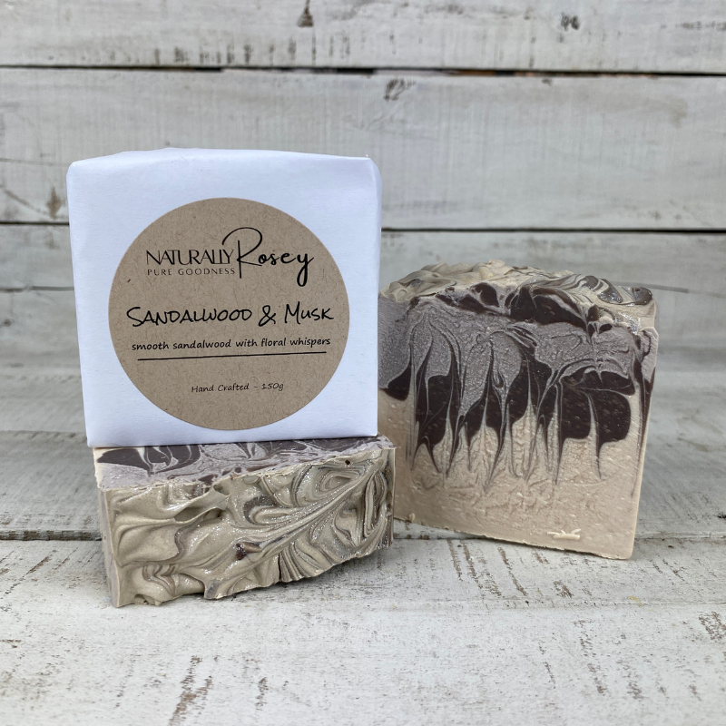 Sandalwood & Musk Natural Soap Handmade In WA