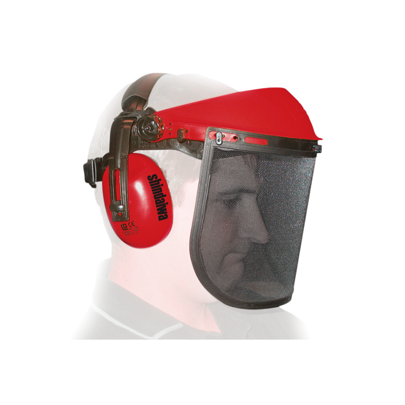 Shindaiwa Brush cutter Face Mask with Earmuffs C9500480