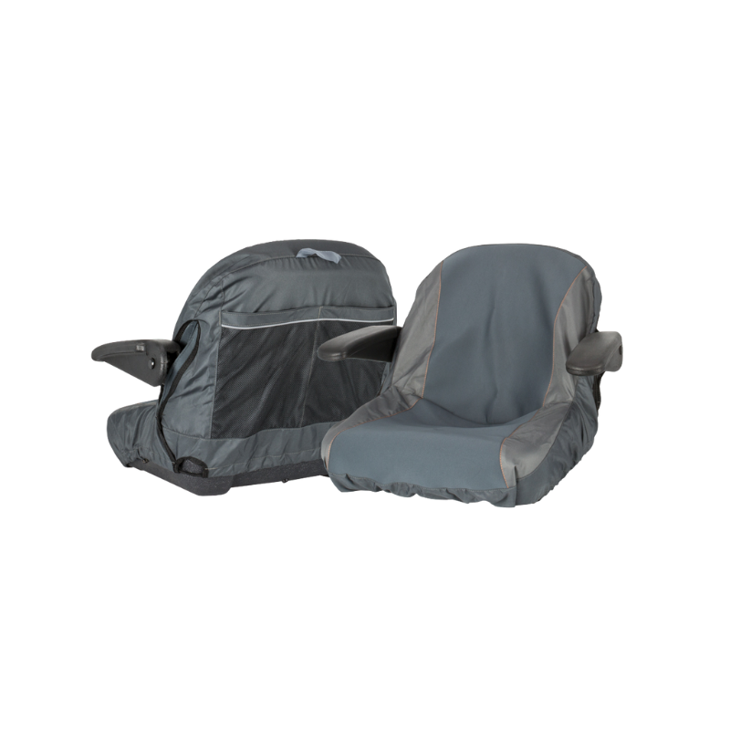 Universal Tractor Seat Cover with Arm Rest Medium Premium Neoprene Panelled SEA7965