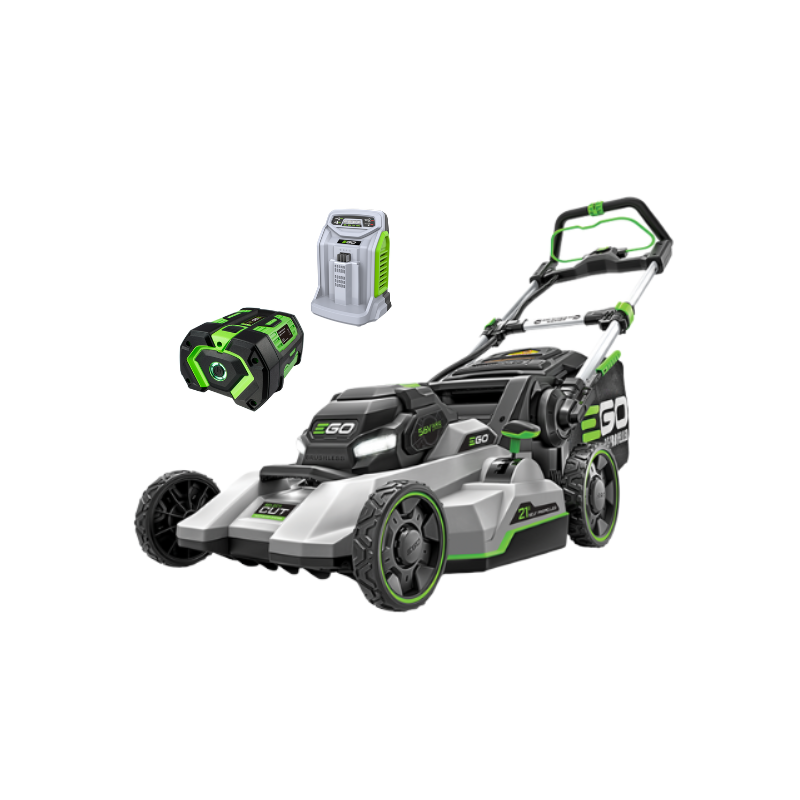 EGO POWER+ 56V 52cm SELECT CUTTM Multi-Blade Self-Propelled Mower KIT  Includes 7.5Ah Battery & Rapid Charger LM2135E-SP