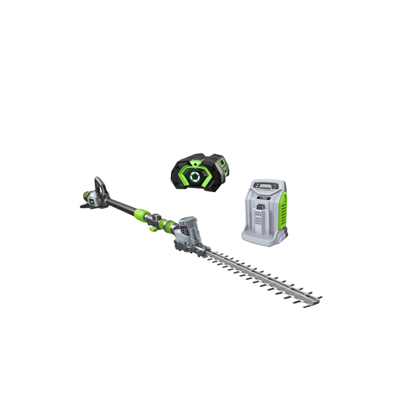 EGO POWER+ 56 V Commercial Telescopic Hedge Trimmer Kit (Includes 5.0 Ah Battery & Rapid Charger) PPTX5105