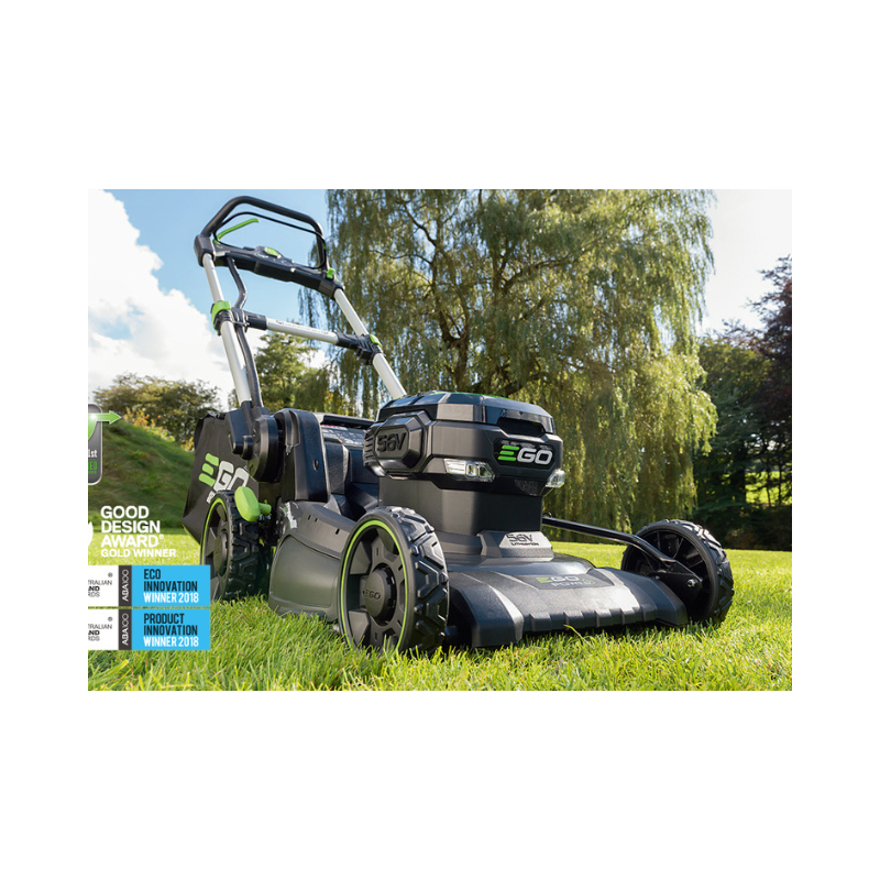 EGO POWER+ 56 V 50 cm Brushless Steel Deck Self‑Propelled Lawn Mower Kit (2 × 10.0 Ah Batteries & Turbo Charger) LM2026E‑SP‑2