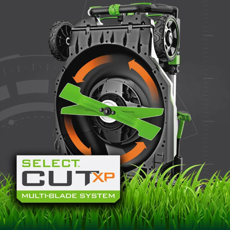 EGO POWER+ 56V 52cm Brushless Select Cut XP Self-Propelled Lawn Mower Kit ( Includes 2 X 10.0Ah Battery & Turbo Charger) LM2156E-SP-2