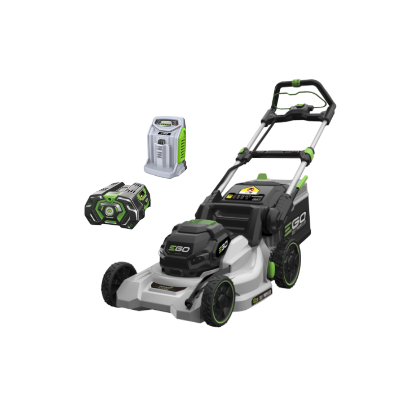EGO POWER+ 56V 47cm Brushless Self-Propelled Lawn Mower KIT Includes 5.0Ah Battery & Rapid Charger LM1903E-SP