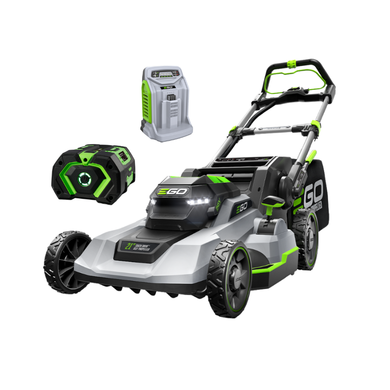 EGO POWER+ 56V 52cm Brushless Self-Propelled Lawn Mower KIT Includes 7.5Ah Battery & Rapid Charger LM2112E-SP
