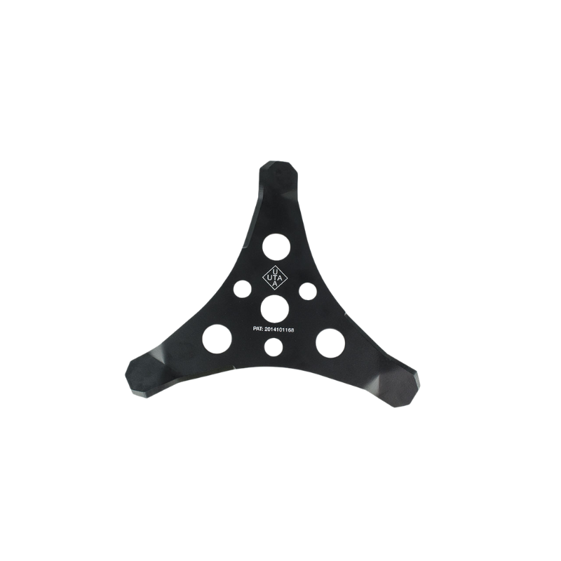12" Air Ride Tri-Blade Brushcutter Blade Steel Construction BRS7926