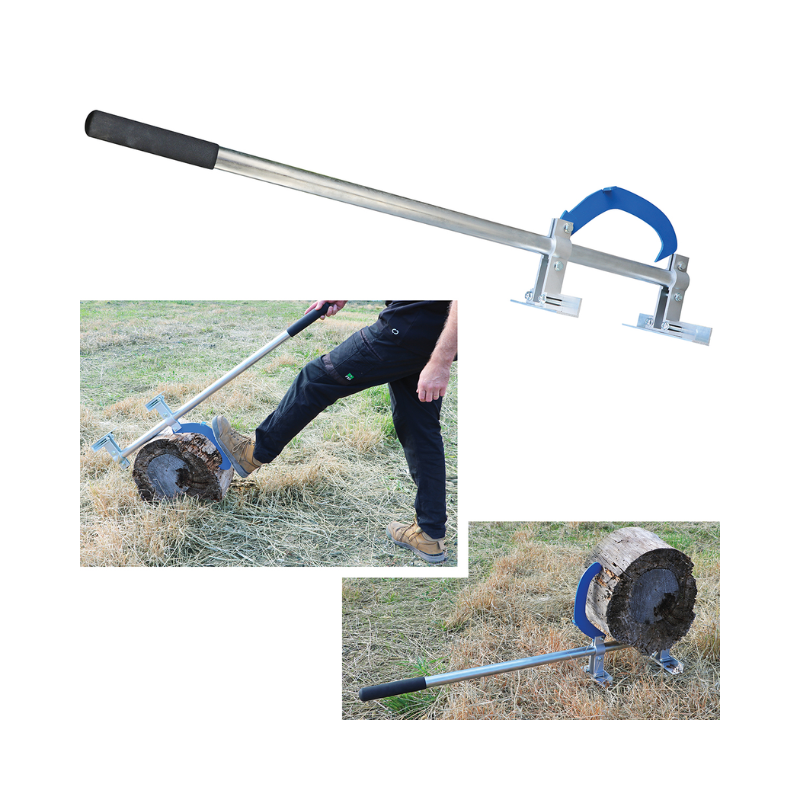 Dual Purpose Log Lifter and Log Roller