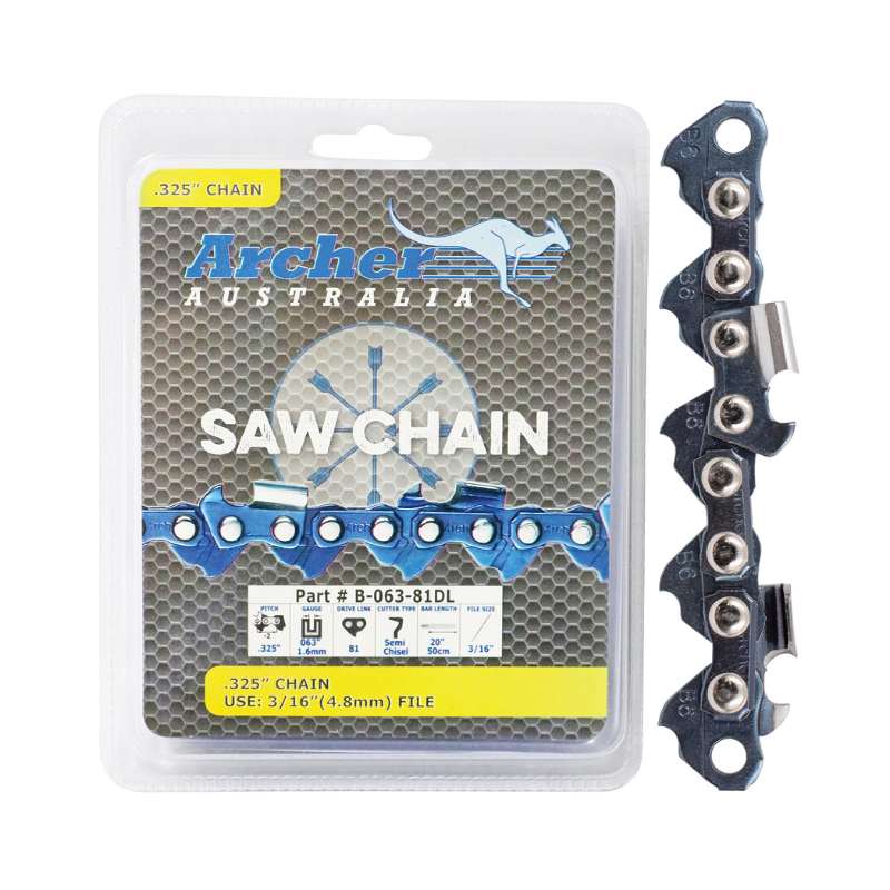 Archer Chain Reel – .325″, .063″, 100ft, Semi Chisel, Ripping