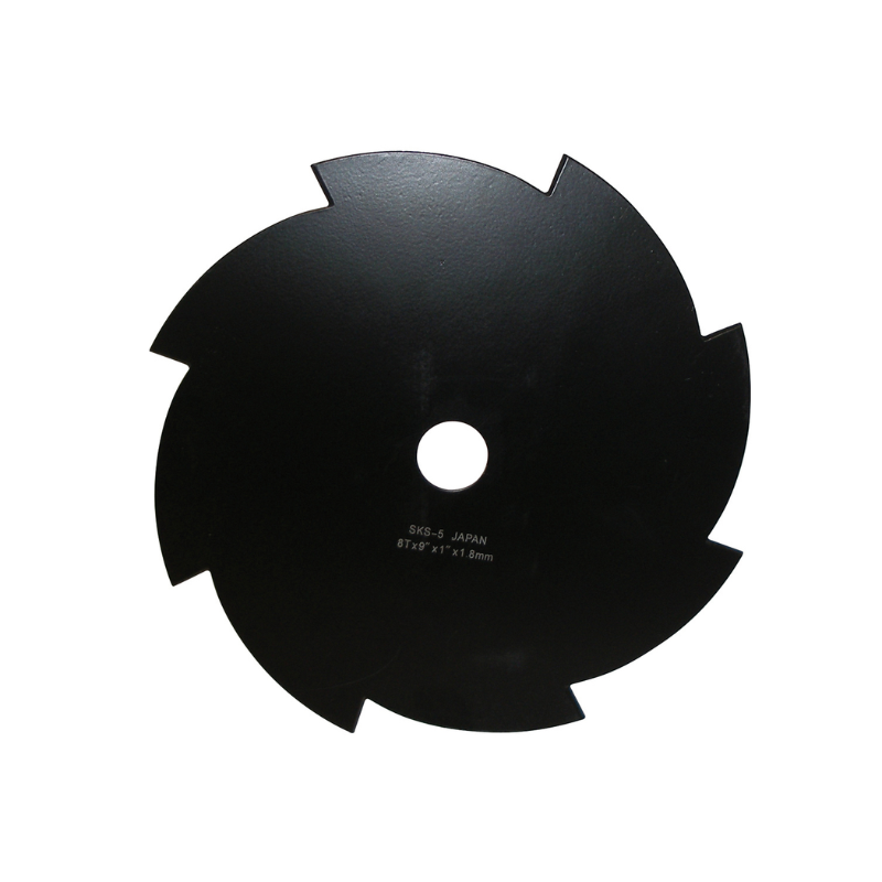 8 Tooth, 10″ Brushcutter Blade, 1″ Bore, 1.8mm Gauge