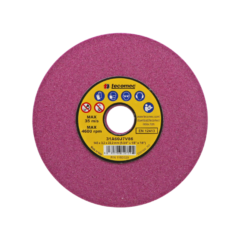 Tecomec Grinding Wheel – 1/4″-.325″ – 145×22.2×3.2mm