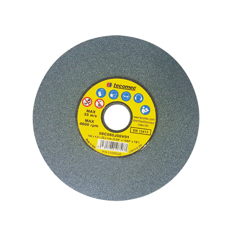Tecomec Tungsten Grinding Wheel – .325″, 3/8″, .404″ – 145×22.2×4.5mm