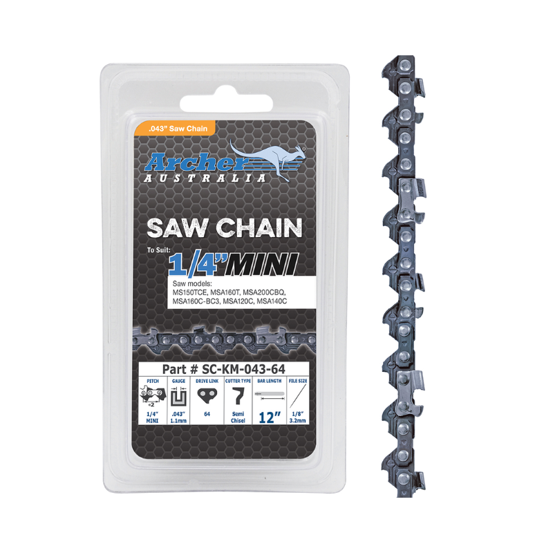 Chain Loop Semi Chisel - 1/4 Mini, .043, 65DL