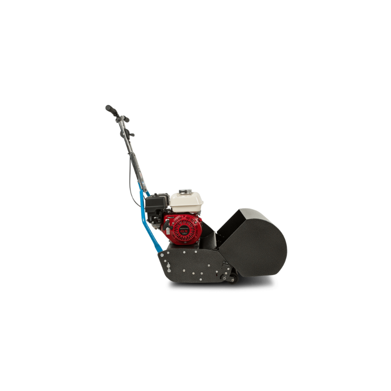 Bushranger Protea 9 Blade HC Rubber, 17" (430 mm) Cut, Cylinder Reel Mower Fitted With a Honda 5 hp Engine BRUSI430