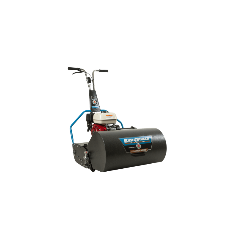 Bushranger Protea 9 Blade Low Cut Smooth, 25" (630 mm) Cut, Greens Cylinder Reel Mower Fitted With a Honda 5 hp Engine and Click Adjusters BRUSI630GC