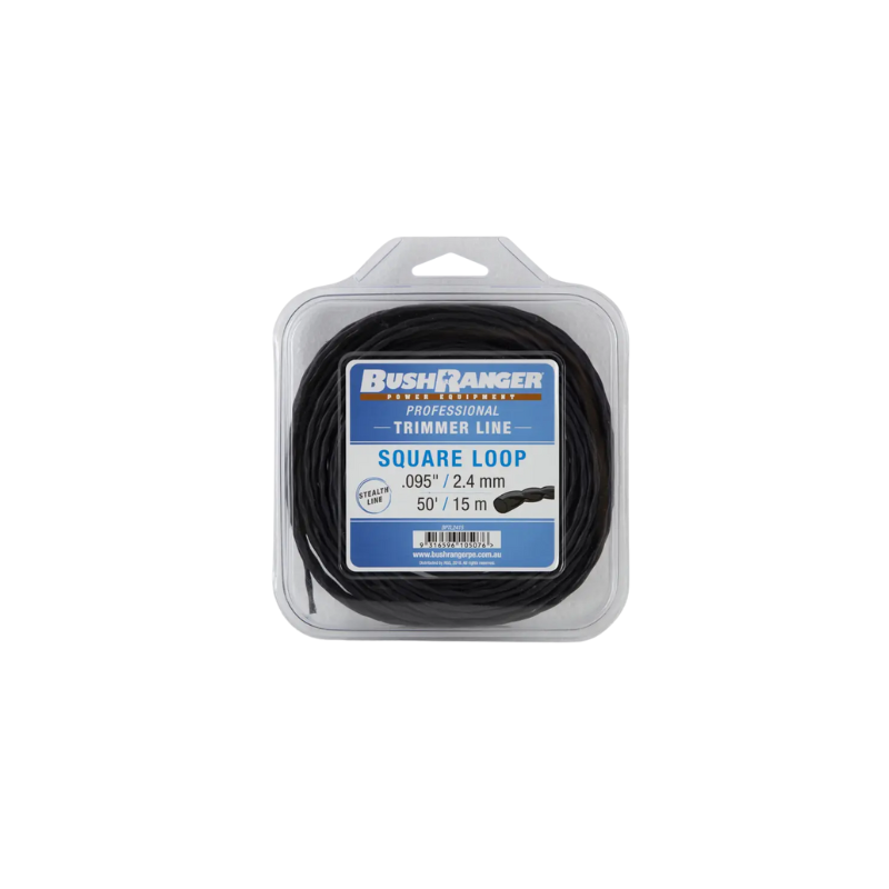 Bushranger Trimmer Line 15m Square Loop BPTL2415