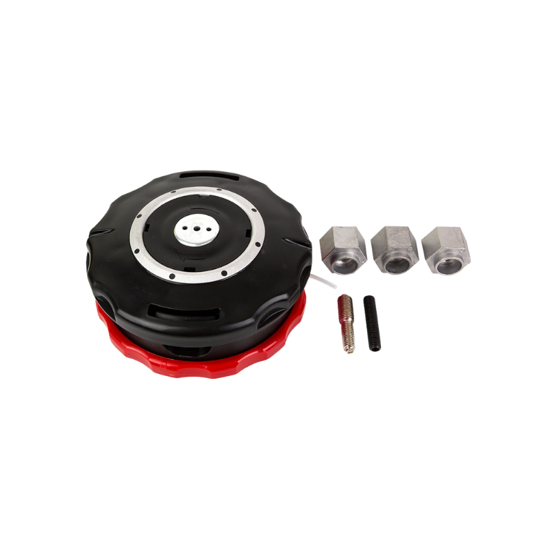 PROKUT 5 Inch Easy Load Tap & Go Trimmer Head Left Hand Thread With Adaptor Kit BRN8608