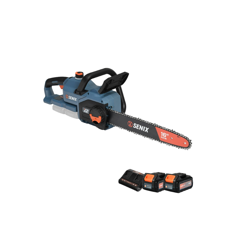 SENIX 36V Brushless 40cm Rear Handle Chainsaw Kit CSX2-M2-EU