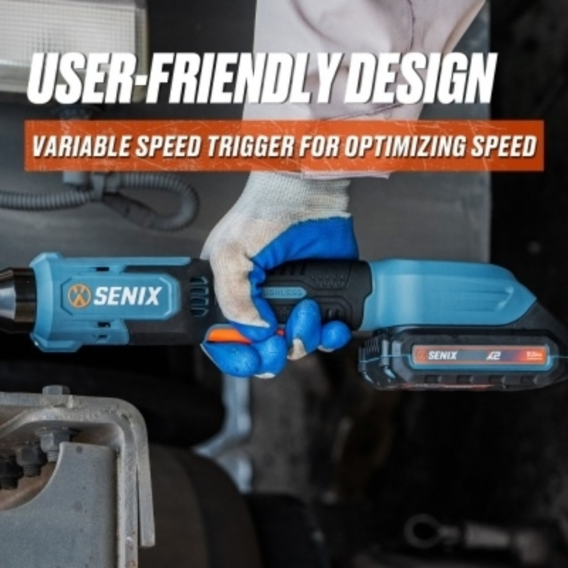 SENIX X2 18V 1/2 Inch 75Nm Brushless Ratchet Kit PDWX2-M13-EU