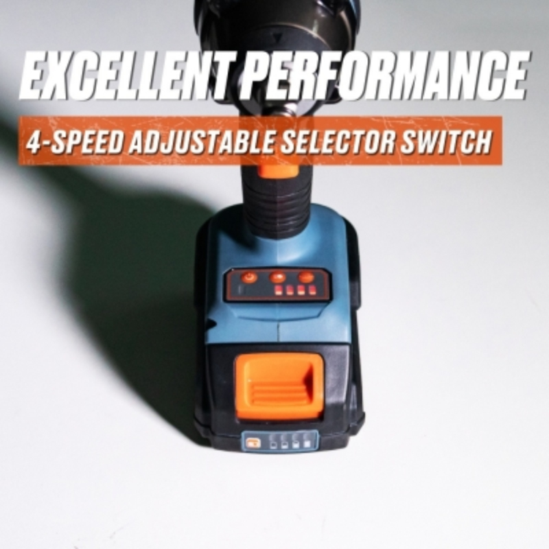 SENIX X2 18V 1/2 Inch Brushless Compact Impact Wrench Kit PDWX2-M2-EU